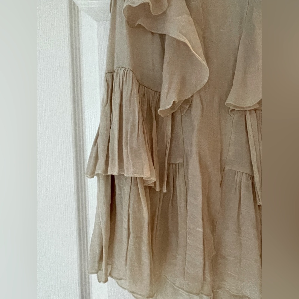 Vero Moda Tan Linen Top - Picture 5 of 6